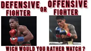 Offensive Fighter or Defensive Fighter Which do you wanna see? 🤔 #boxing #devinhaney