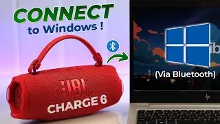 Connect JBL Charge 6 Speaker to Windows 10/11 PC! [Bluetooth Pairing Guide]