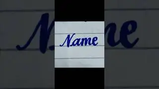 Name in cursive writing 😱#Cursive #Calligraphy #Handwriting #Shorts #viral