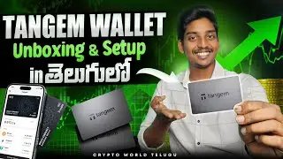 Tangem Wallet Unboxing & Setup Process | Tangem Wallet Review In Telugu | Best Hardware Wallet