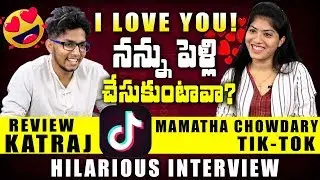 Tik-Tok Mamatha Chowdary Interview With Review Katraj | Tik-Tok Stars Funny Interview | SumanTV