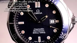 Omega Seamaster Professional Bond 2541.80 Quartz 41MM Caliber 1438 300M