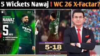Mohammad Nawaz&rsquo;s 5-Wicket Masterclass &mdash; Pakistan Clean Sweeps Australia |Pak WC 26 