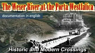 The Weser River at the Porta Westfalica (1711 to 2023), w/o advertising check barkhausen-porta.de
