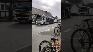 Перевозка автомобилей фурами, Германия / Transportation of cars by trucks, Germany #germany #shorts