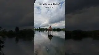 VRINDAVAN FLOOD ALERT🚨 #voiceofbraj #flood #floodalert #vrindavan
