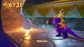 Spyro Reignited Trilogy Year Of The Dragon - Haunted Tomb - Snake Slide