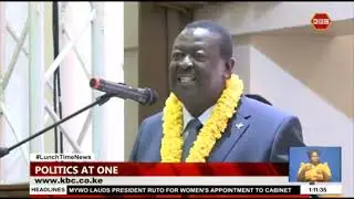 Mudavadi calls for International support as Kenya&rsquo;s seeks to regain economic stability