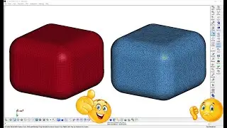 Box with Round Edges (Tetra Elements vs Hex Elements)