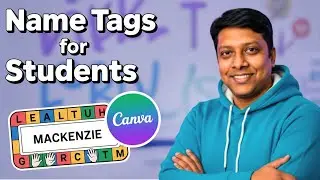 How to MAKE Name Tag In Canva (Step-By-Step) No Design Skill Needed!