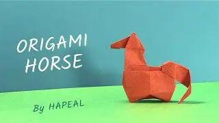 【HAPEAL ORIGAMI】馬の折り方！！🐎🐴| ORIGAMI HORSE  TUTORIAL!!🐎🐎| ORIGAMI HORSE|馬折り紙🐴