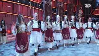 “Libohovë ballkon në male” - performon grupi i fëmijëve, valle e kënduar - Gurra Popullore