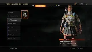 Black Ops 4 New Outrider The Cheerleader Outfit Showcase