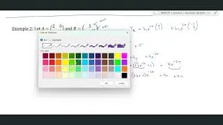 Nonhomogeneous Systems of Linear Differential Equations - Example with Different NH Terms