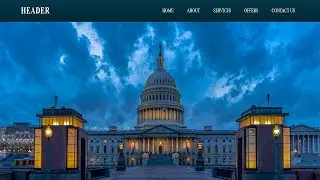 Create a Simple Website Header Using HTML and CSS | Navigation Bar  Design Using HTML and CSS  2023