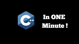 C++ in 1 Minute 🔥