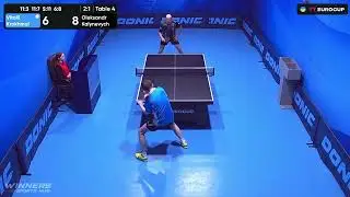 🏆🏓TT EuroCup🏆Настольный мошенник Виталий Крохмаль сливает сэт со скоростью света🏓