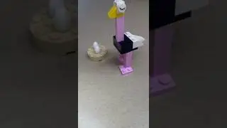 LEGO Ostrich 🦤 Easy Mini Build #shorts