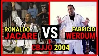 BJJ HISTORY: Ronaldo Jacare vs Fabricio Werdum JIU Jitsu Match CBJJO 2004