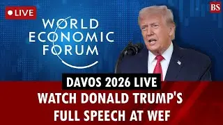 Davos 2026 Live: Watch Donald Trump's full speech at WEF | Trump tariff | Board of Peace | Greenland