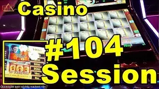 Casino Session #104 - Vollbild & 140 Risiko | Ein AUF & AB | ENZ Merkur & Novoline