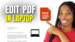 How to Edit PDF File in Laptop (step-by-step)