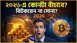Gold vs Bitcoin 2026 | কোনটা আপনাকে সত্যিই বাঁচাবে? | Hidden Relation Between Gold and Bitcoin