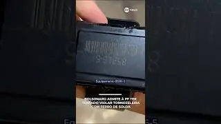 Bolsonaro admite &agrave; PF ter tentado violar tornozeleira com ferro de solda; veja | #SBTNews