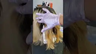 Color correction/Platinum Card #hairtok #hair #platinum #blonde #colorcorrection #coarsehair #hair