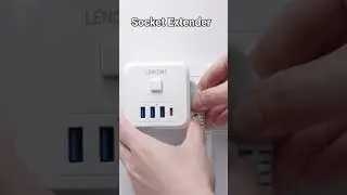 Socket Extender #youtube #youtubeshorts #sockets #extender #wall #wall #plug #7in1