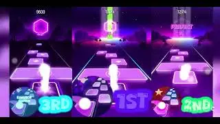Tiles Hop: EDM Rush: Imagine Dragons - Bones (Normal) | Me vs @kingbot_gamer4254 vs @AhmedMagomedov-u4y