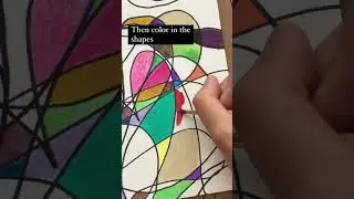 Grab a marker and close your eyes&hellip; #art #sketchbook #abstractart