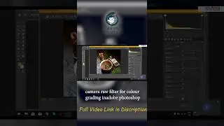 How to Use Camera Raw Filter (QUICK TUTORIAL) In photoshop #artist_tarun #photoshop #tutorial #adobe