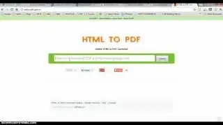 Convert HTML to PDF online