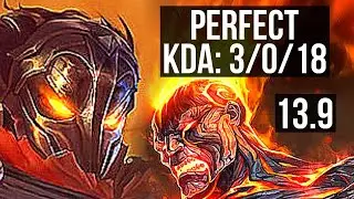 VIKTOR vs BRAND (MID) | 3/0/18, 300+ games | KR Master | 13.9