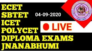 APSBTET ECET ICET POLYCET JNANBHUMI DOUBTS LIVE SESSION