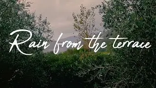 Rain from the terrace | Sounds of Nature