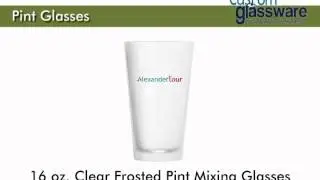 Custom Glassware - Pint Glasses
