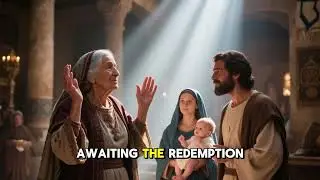 A Bible Passage About the Prophet Anna that waited for long years to see the Infant Jesus