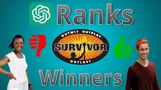 I Asked ChatGPT to Rank the Survivor Winners