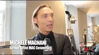 MICHELE MAGNANI Senior Artist MAC Cosmetics @ PORTS 1961 Men Fashion Show AW2014 by Fashion Channel