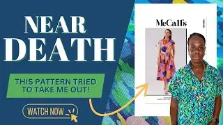 🆘🆘 Sewing Suicide ~ McCalls 8449 tried to defeat me! #sewandtell
