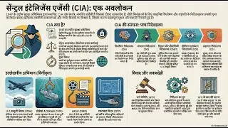 CIA (Central Intelligence Agency) अमेरिका की एक प्रमुख खुफिया एजेंसी