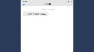 I Guess This Is Goodbye