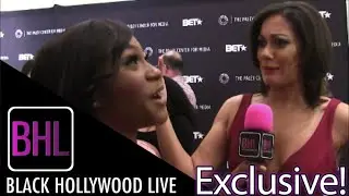 Cynthia Kaye McWilliams @ Real Husbands of Hollywood Premiere | Black Hollywood Live Interview
