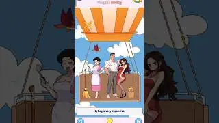 brainy prankster level 44 reduce the weight to stop the hot air balloon from falling 📉📉🍃🍃🍂🌠🌠