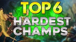 Top 6 Hardest Champs in League mit raten!