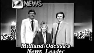 KMID-2, Midland, TX, news promo, E-skip, circa 1986
