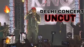 @King Delhi Concert Uncut 🔥| Champagne Talk Tour | 18/10/22
