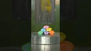 Satisfying Hydraulic press vs Colors Reverse| Reversed Clip From: @HydraulicPressChannel